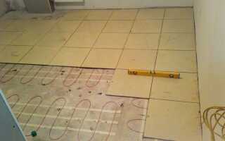Как стелить теплый пол под плитку