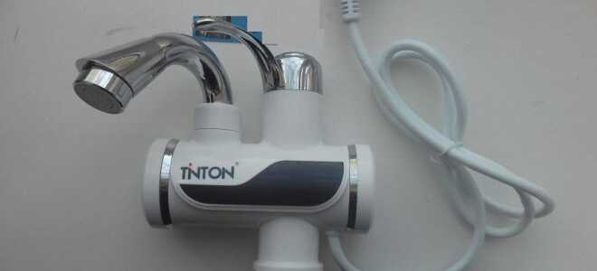 Подключение проточного водонагревателя