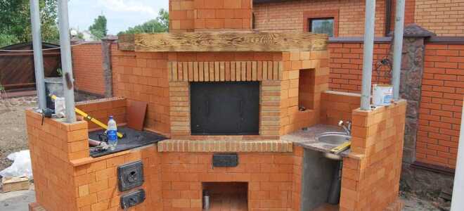 Как построить уличную печь для дачи своими руками