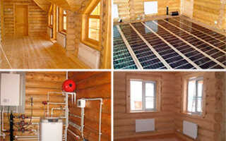 Классификация отопления для деревянного дома