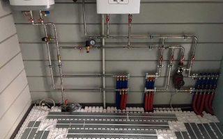 Теплый пол водяной от газового котла
