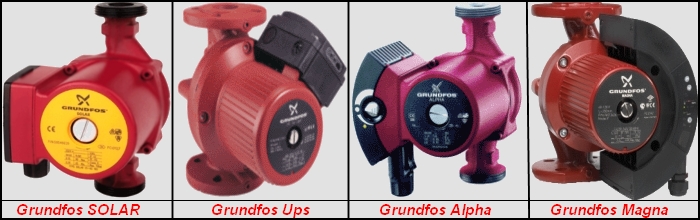 Популярные модели Grundfos