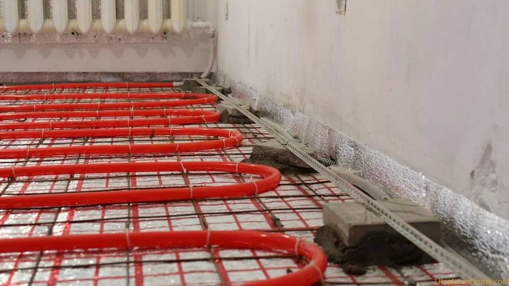 Установка теплого пола своими руками